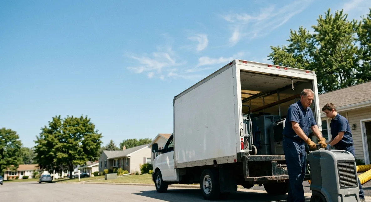Water Damage Cleanup in Farmersville, IL near me